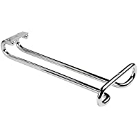 EMUCA Soporte para Copas Colgante- Porta Copas para Mueble- Bar o estantería de Acero Cromado- 28cm